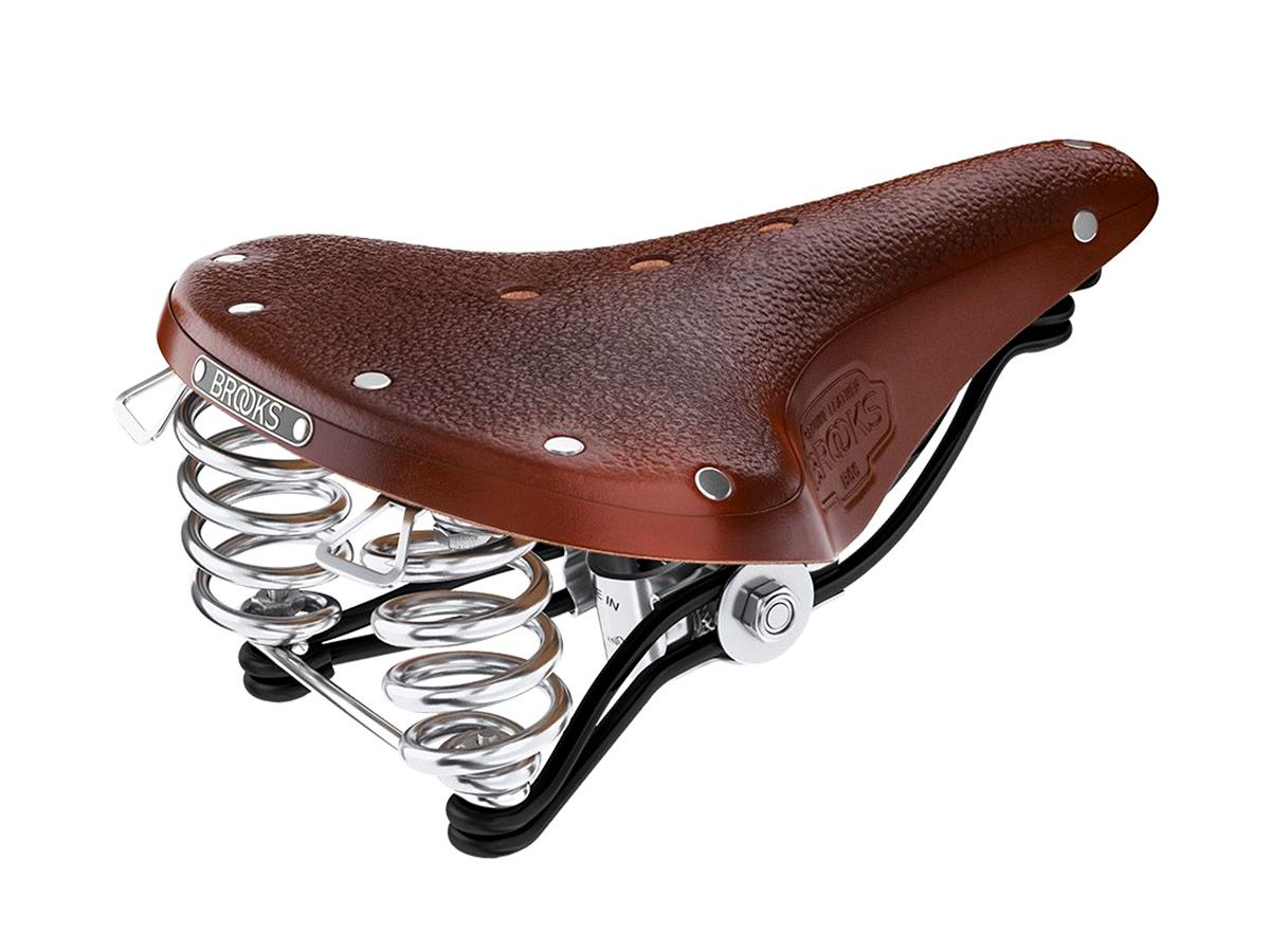 Brooks B66 皮革座墊 褐色