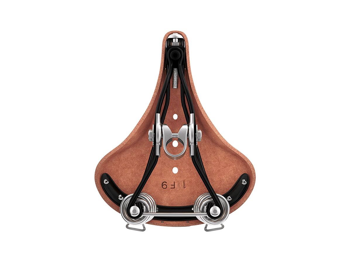 Brooks B66 皮革座墊 褐色