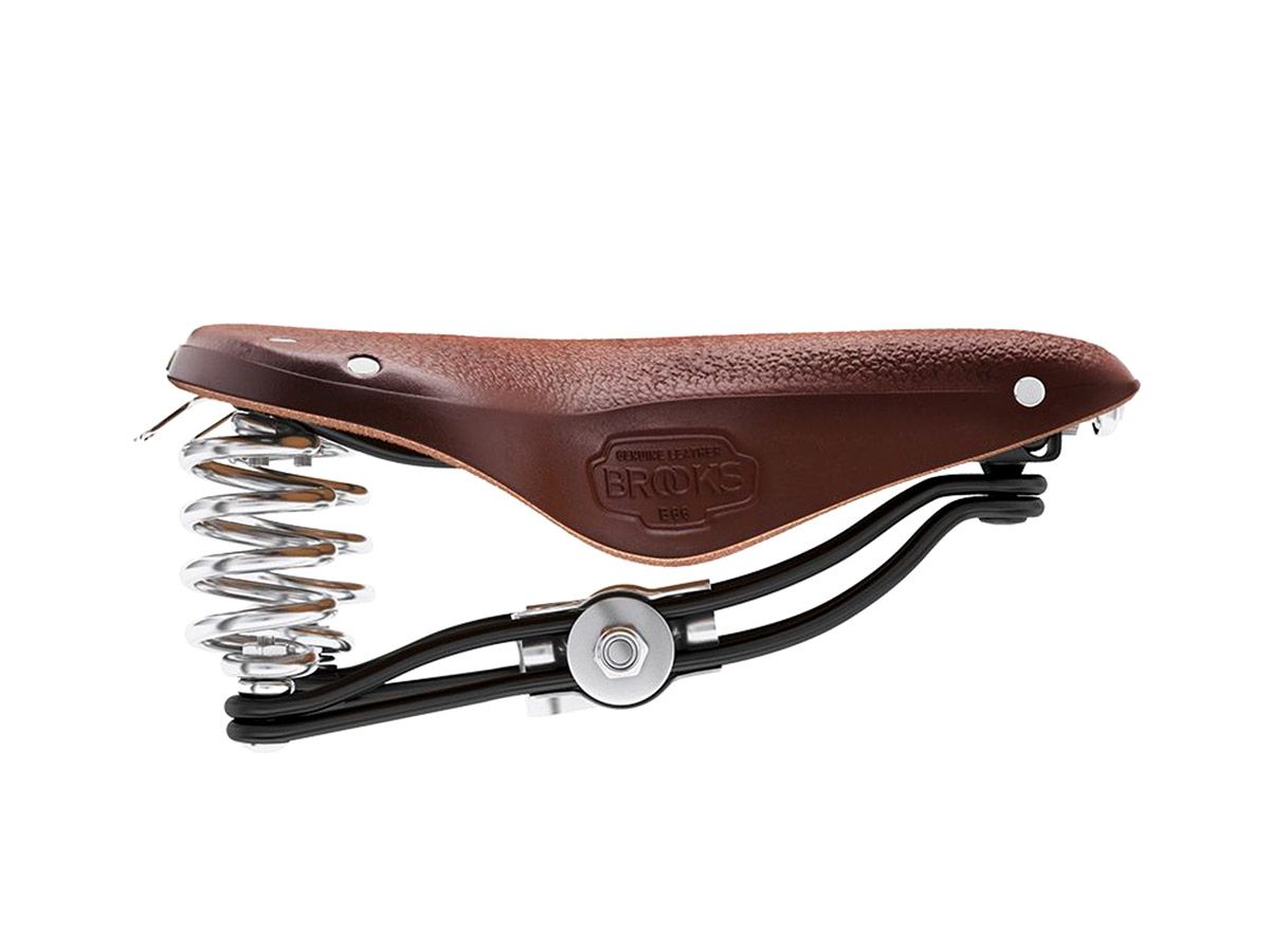 Brooks B66 皮革座墊 褐色