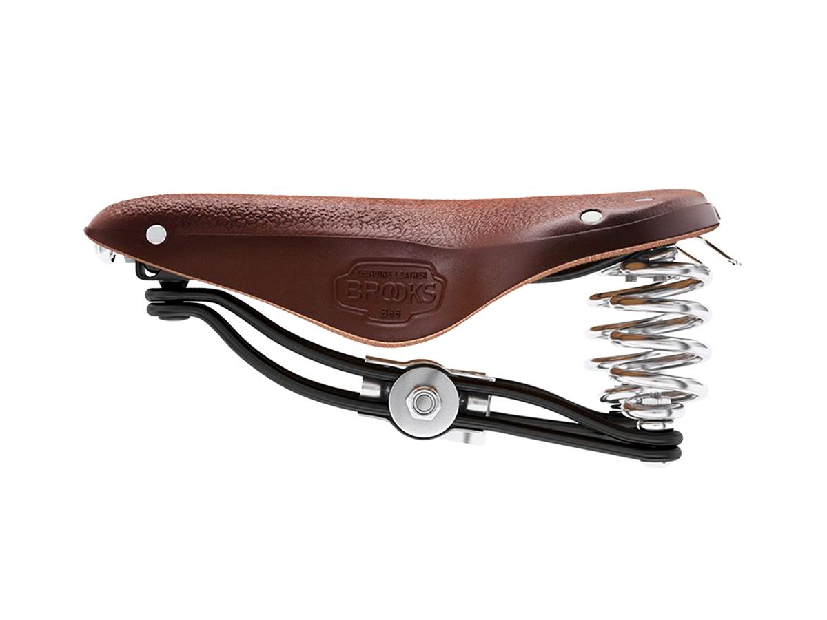 Brooks B66 皮革座墊 褐色