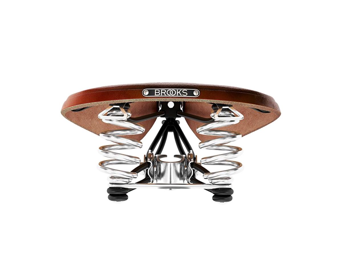 Brooks B66 皮革座墊 褐色