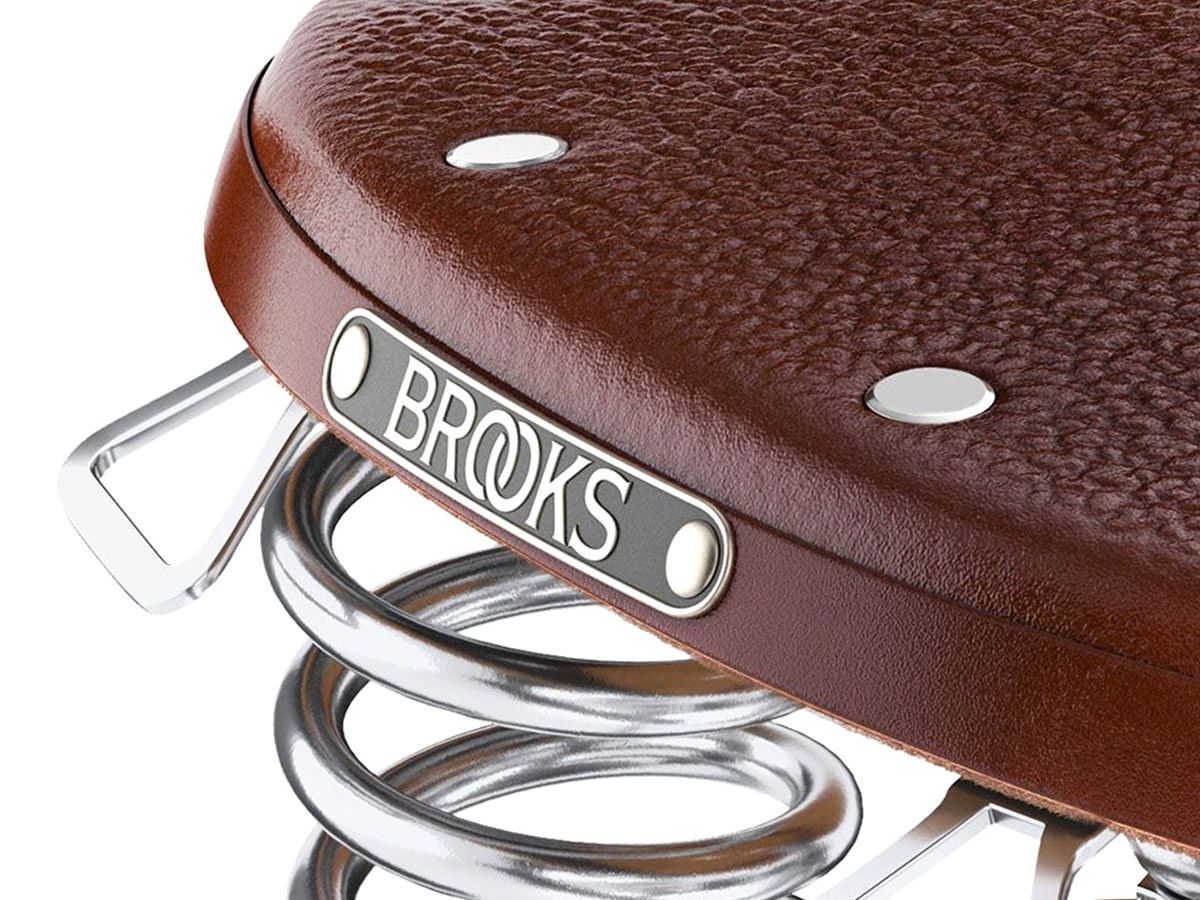 Brooks B66 皮革座墊 褐色