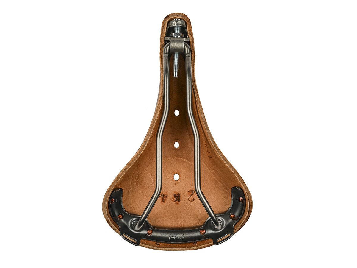 Brooks B17 Special Titanium 皮革座墊 蜂蜜色