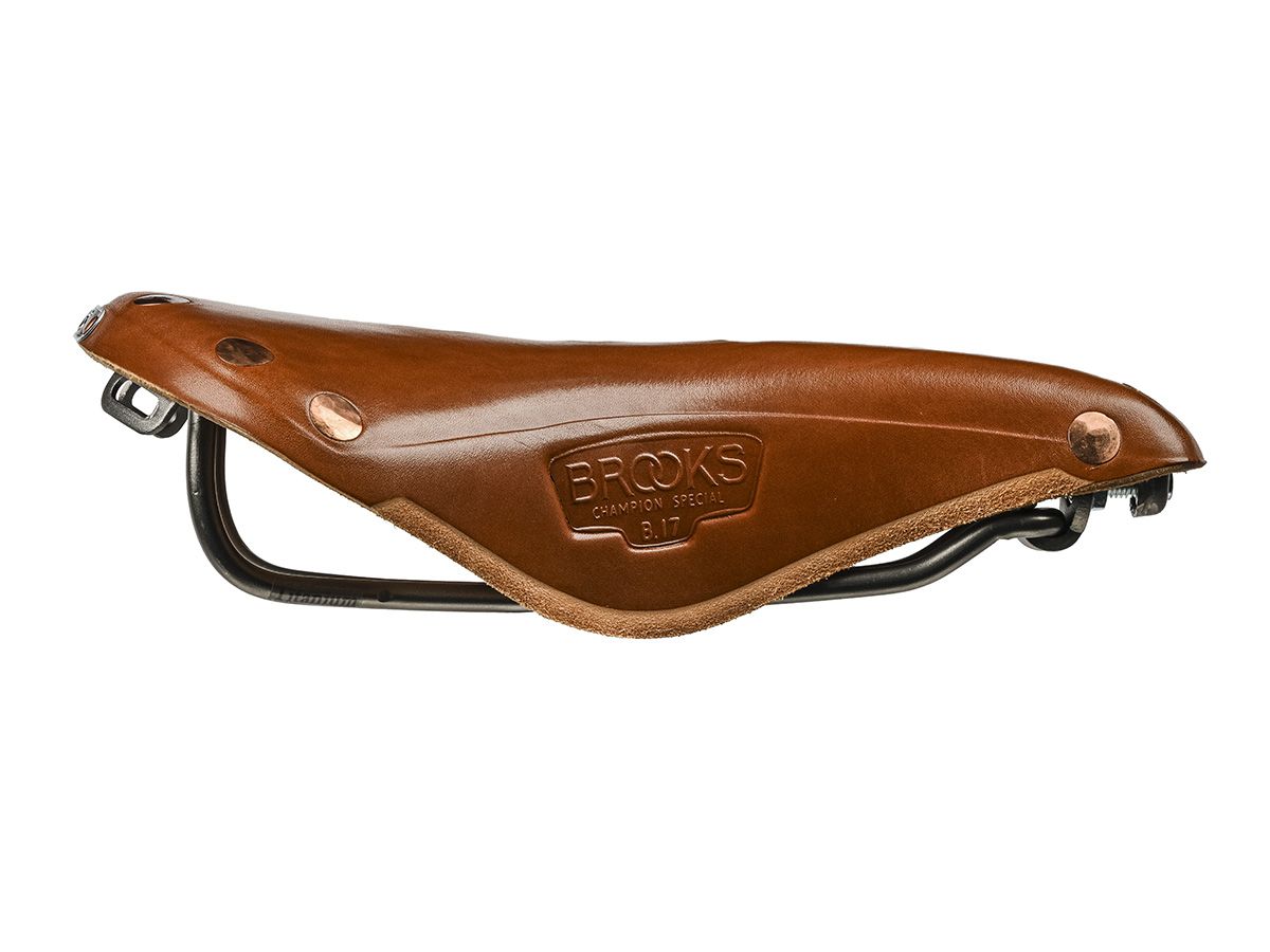 Brooks B17 Special Titanium 皮革座墊 蜂蜜色