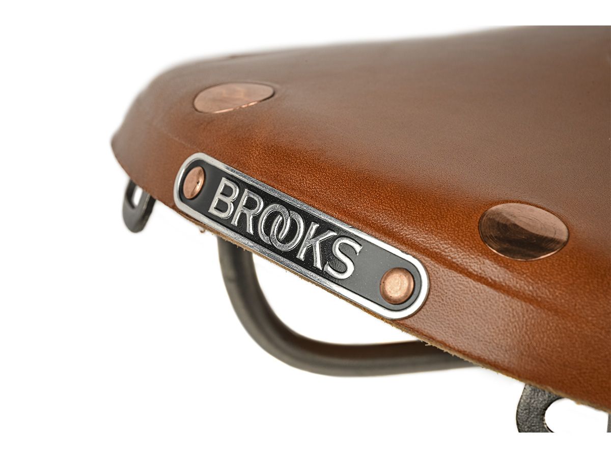Brooks B17 Special Titanium 皮革座墊 蜂蜜色