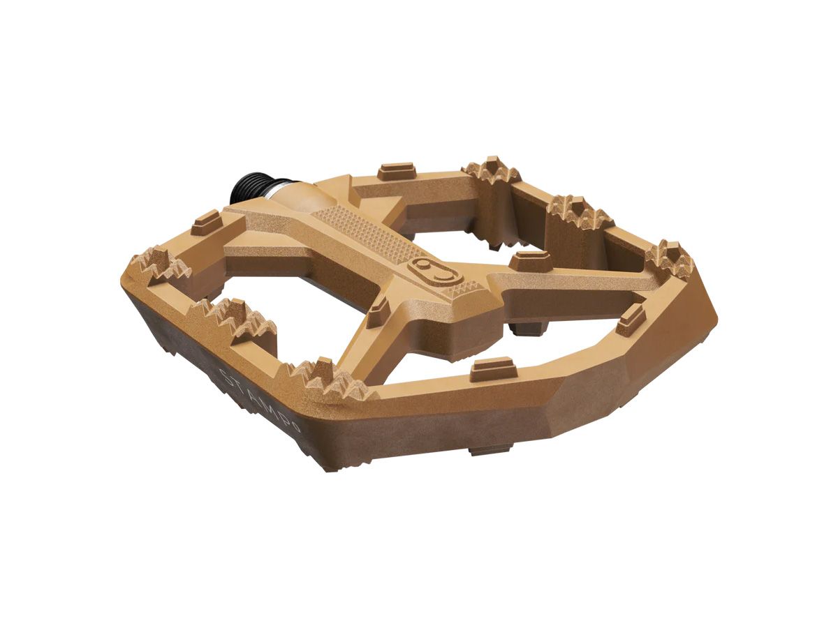Crankbrothers STAMP 0 平板踏板 - 大 咖啡色