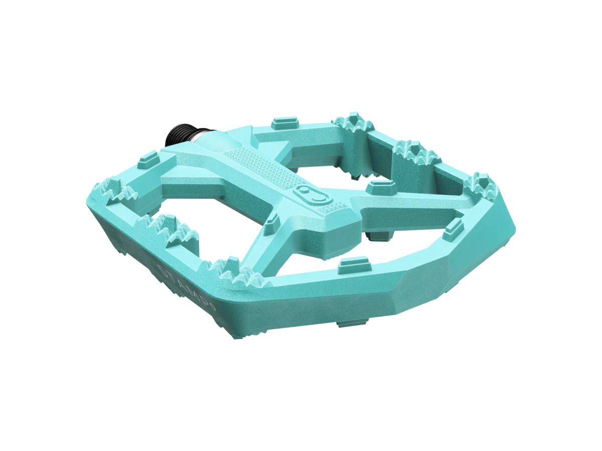 Crankbrothers STAMP 0 平板踏板 - 大 土耳其藍