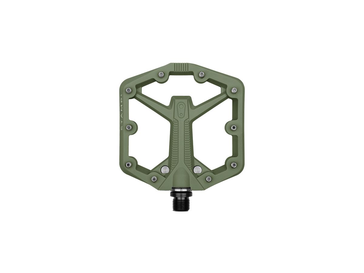 Crankbrothers STAMP 1 Gen 2 平板踏板 - 小 綠色
