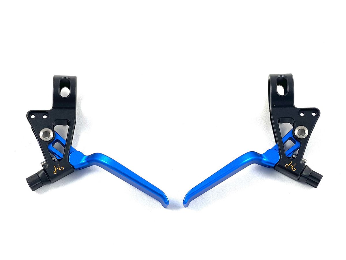 H&H 煞車把手/藍色