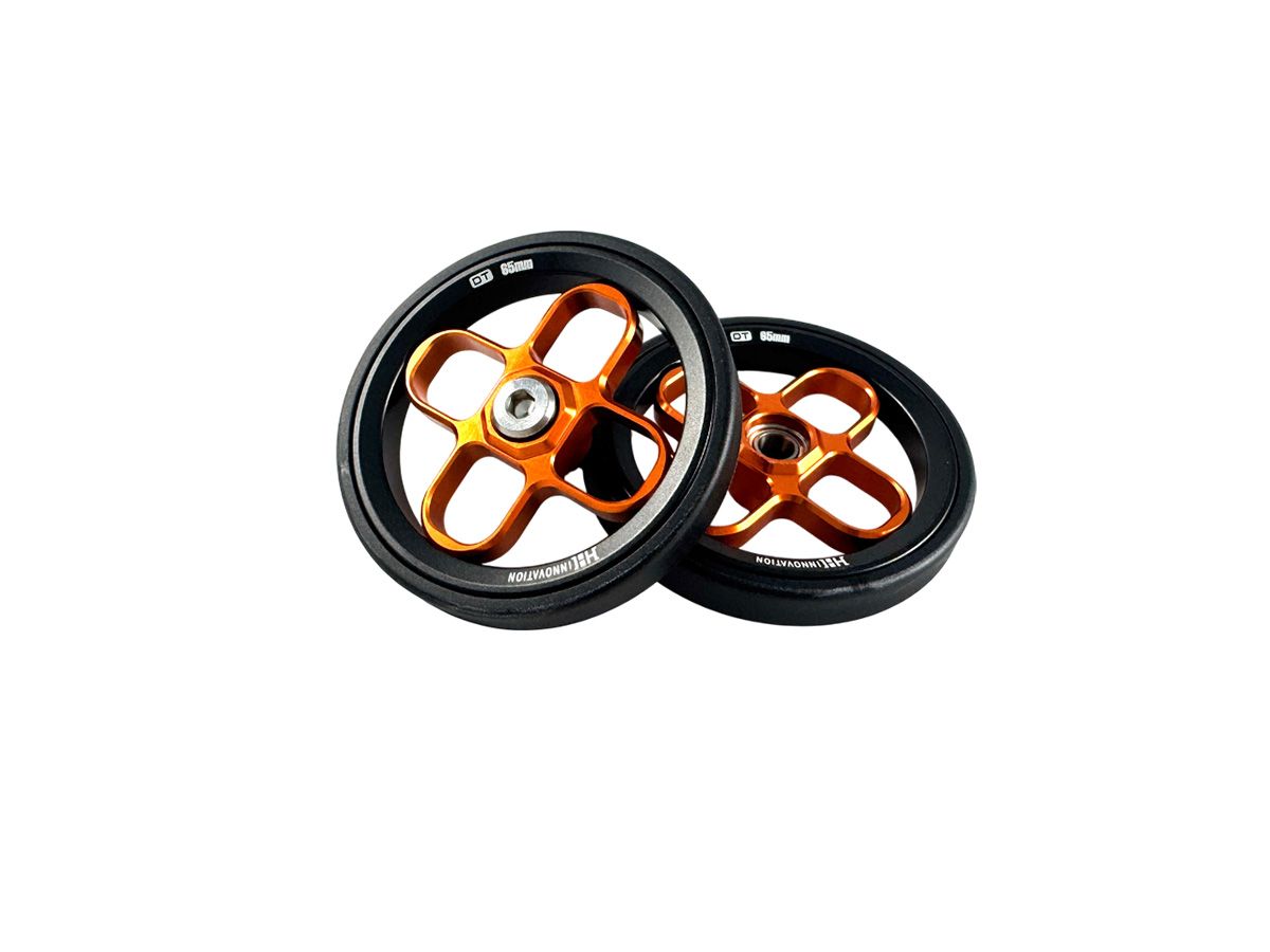 H&H Easy wheels DT 易行輪 66mm/橘黑