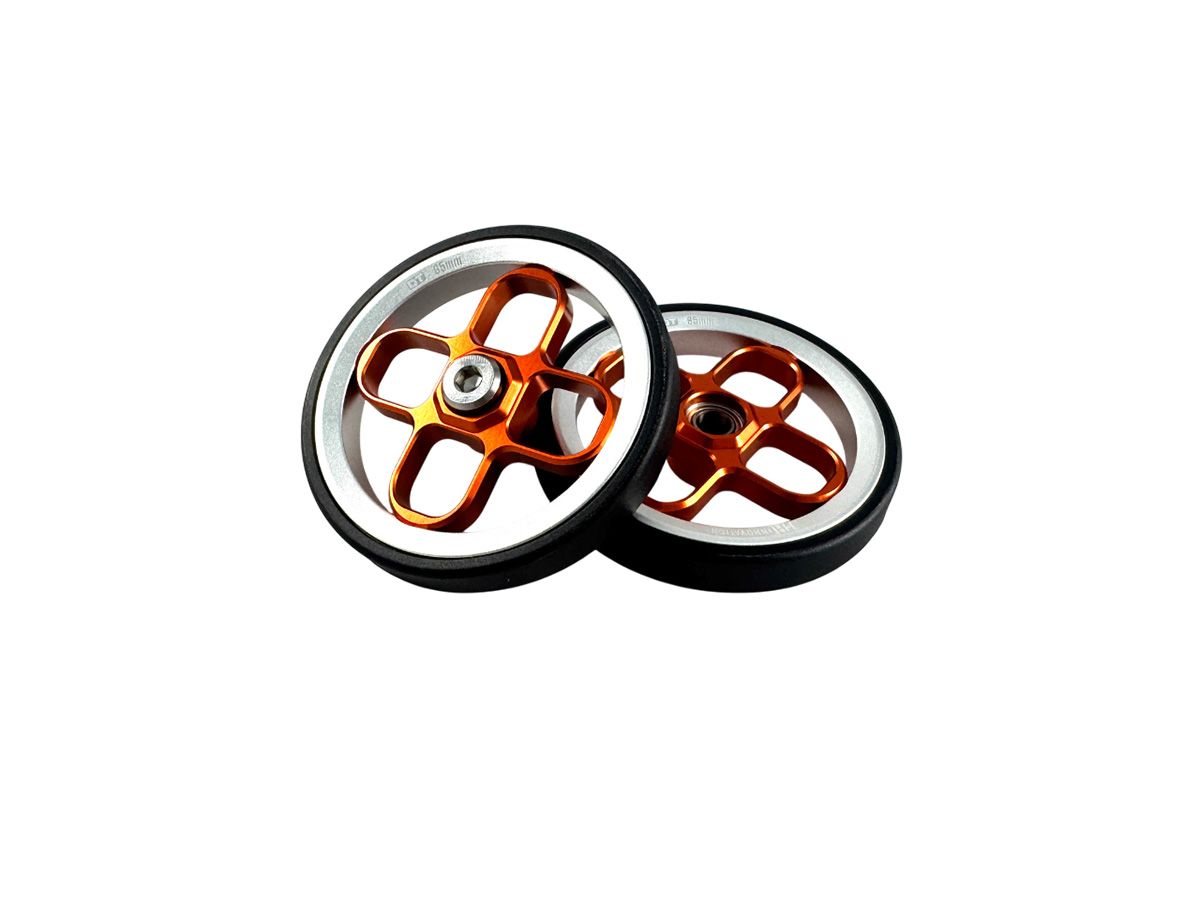 H&H Easy wheels DT 易行輪 66mm/橘銀