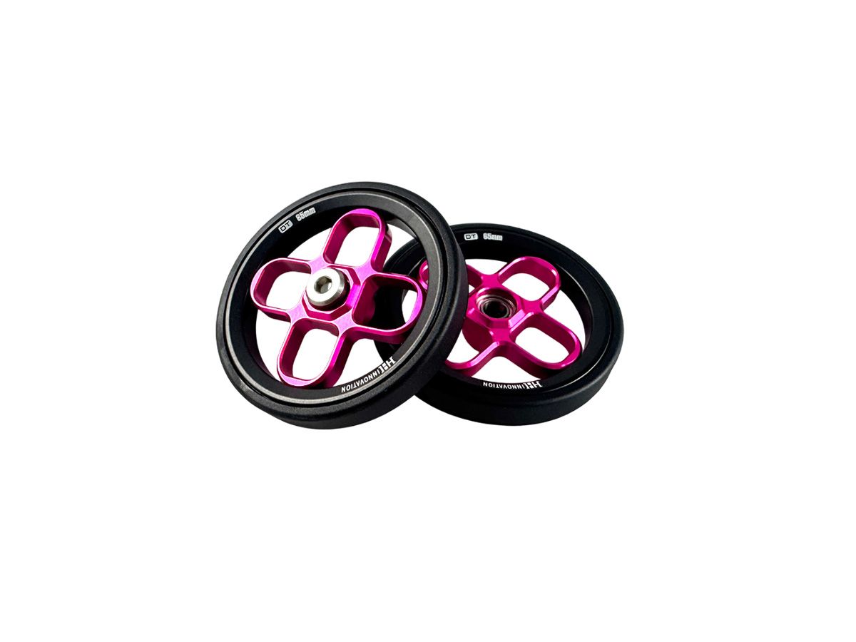 H&H Easy wheels DT 易行輪 66mm/粉黑