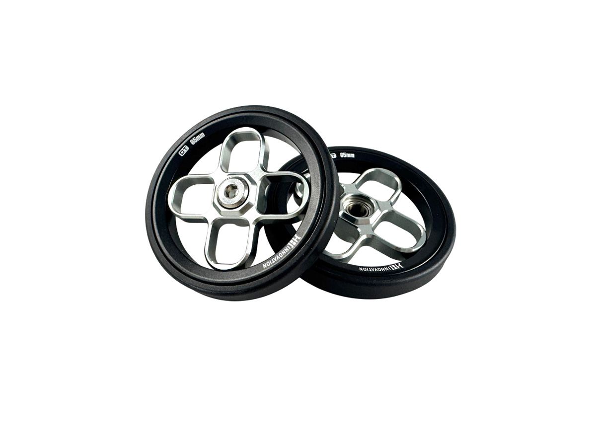 H&H Easy wheels DT 易行輪 66mm/銀黑