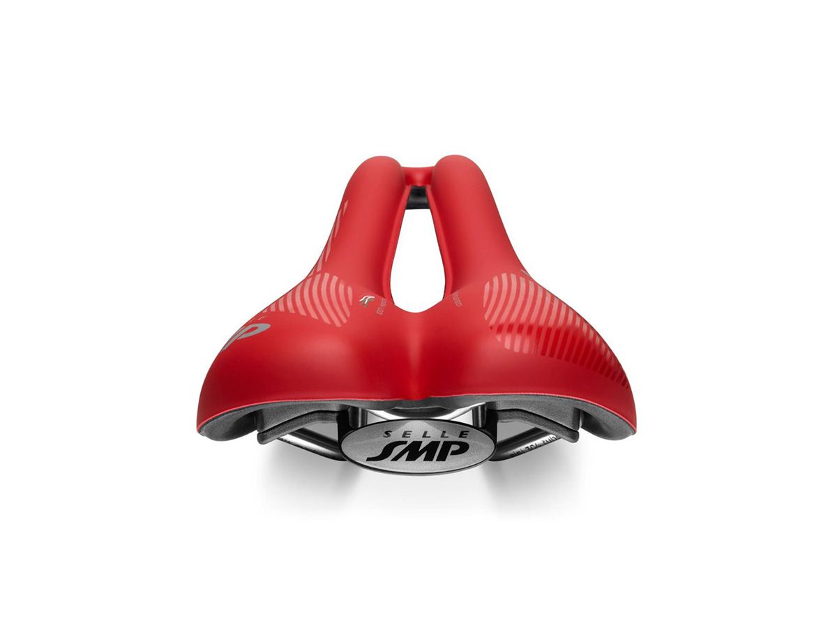 Selle SMP HYBIRD 自行車座墊 - 紅色