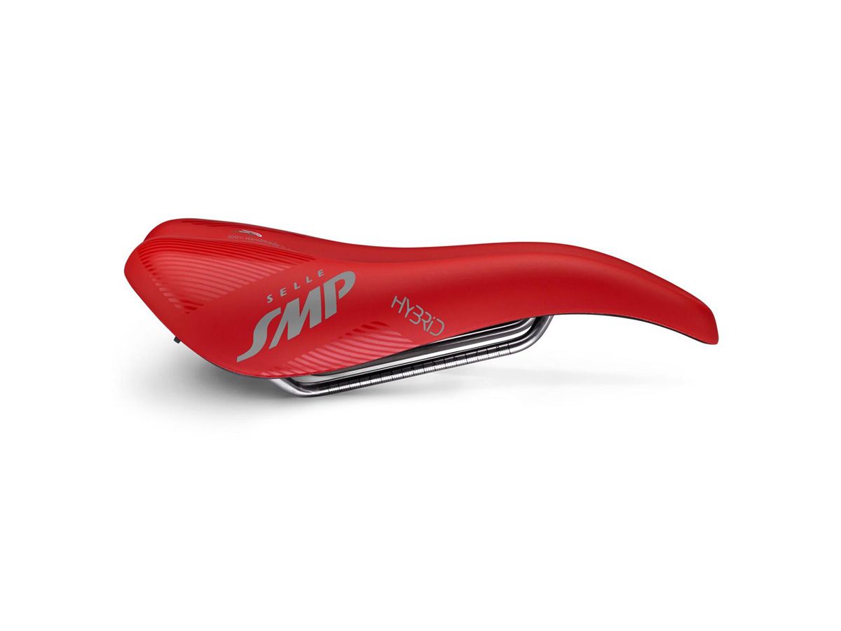 Selle SMP HYBIRD 自行車座墊 - 紅色