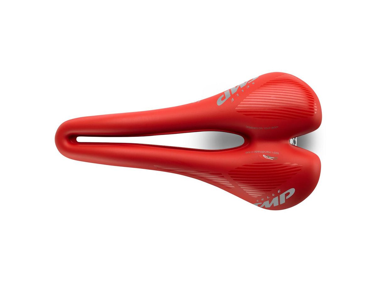 Selle SMP HYBIRD 自行車座墊 - 紅色