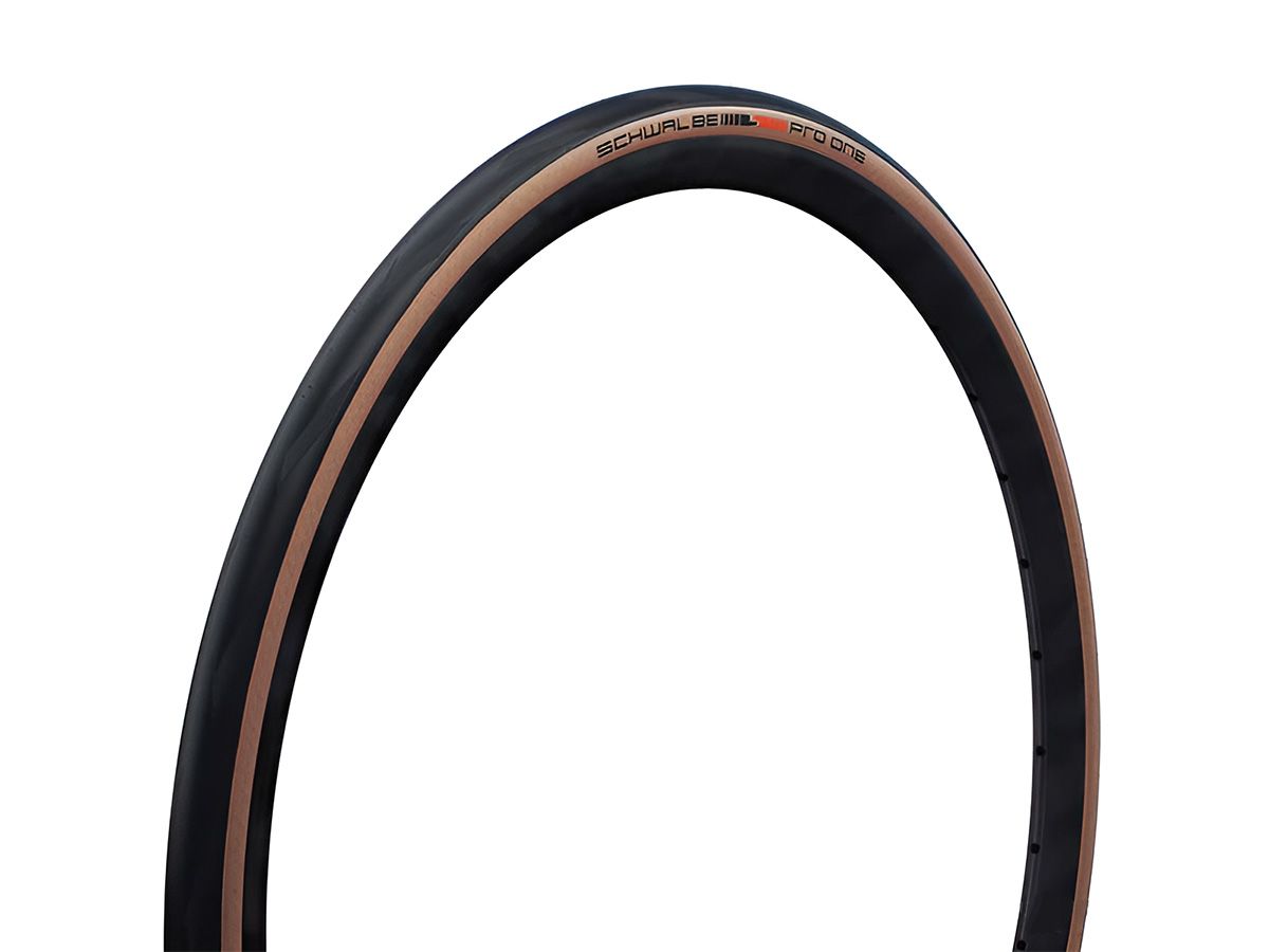 Schwalbe Pro One TLE 700x25c 無內胎公路自行車輪胎 咖啡膚邊