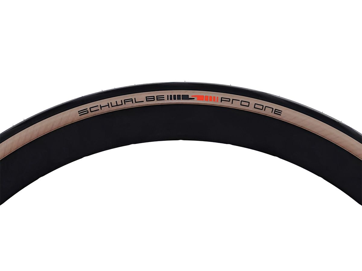 Schwalbe Pro One TLE 700x25c 無內胎公路自行車輪胎 咖啡膚邊