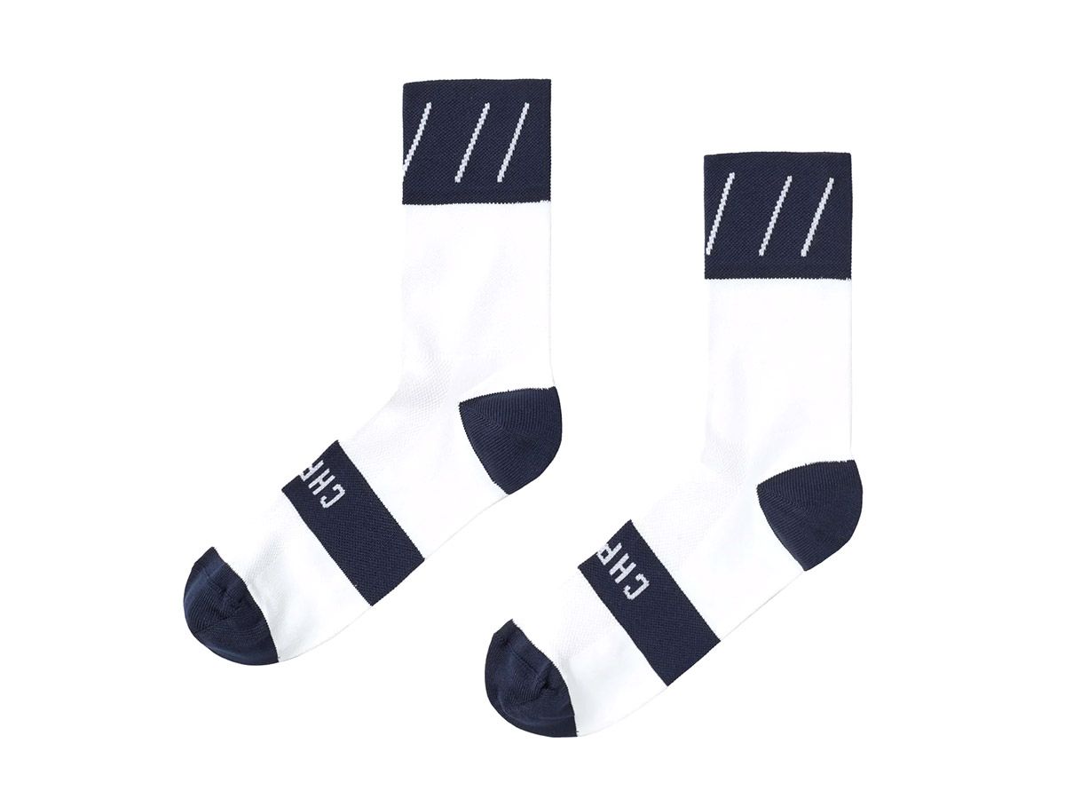 CHPT3 Stripes Road Socks 公路車襪 太空藍/白 L