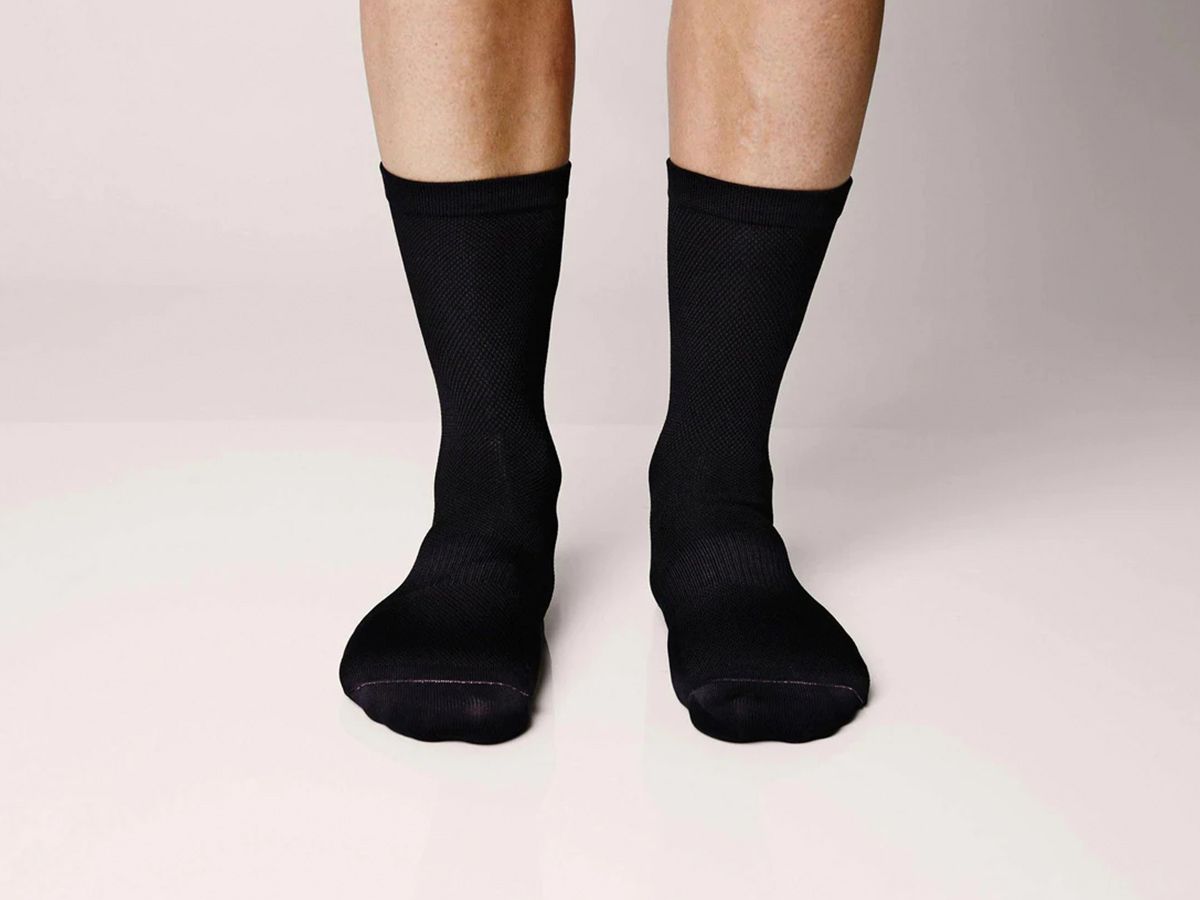 QUOC MONO 自行車襪 - 黑色 L