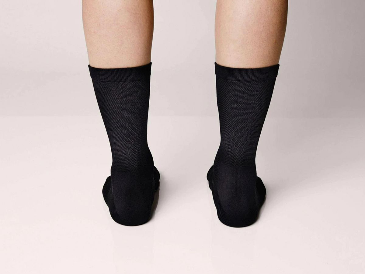 QUOC MONO 自行車襪 - 黑色