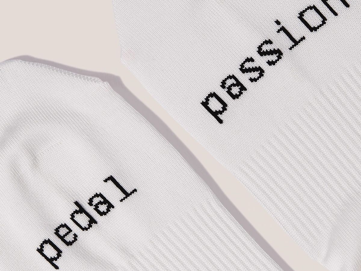 QUOC MONO 自行車襪 - 白色 L