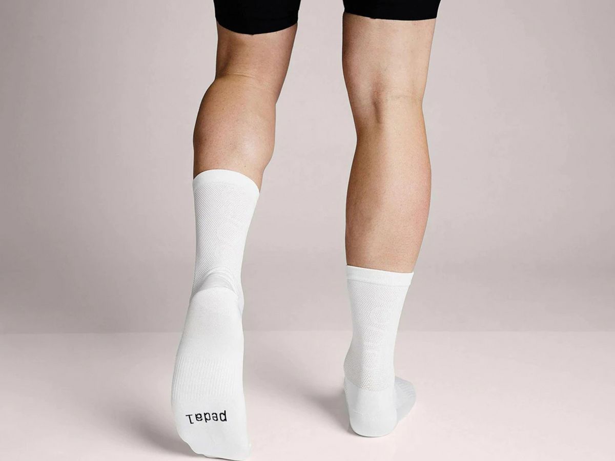 QUOC MONO 自行車襪 - 白色 L