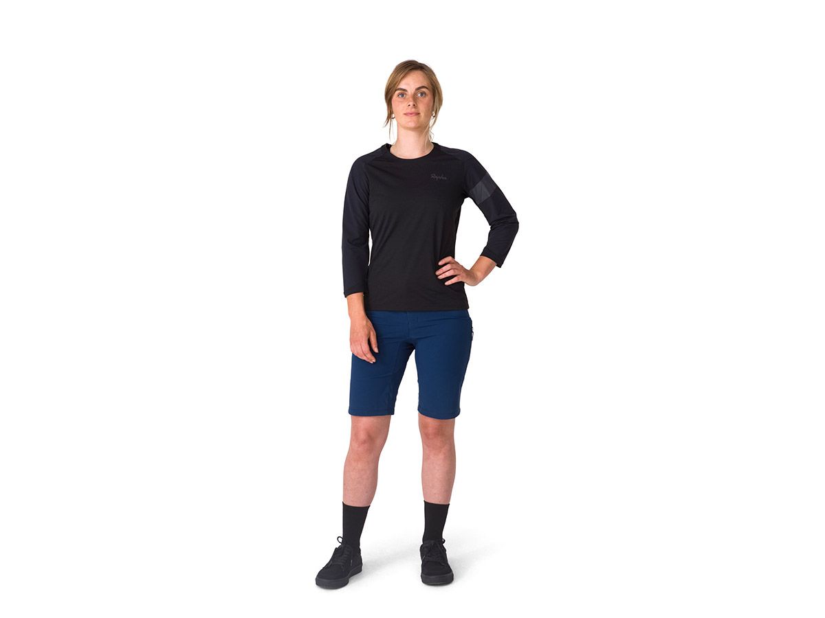 Rapha 女款 3/4袖長 MTB 車衣 黑色 XS