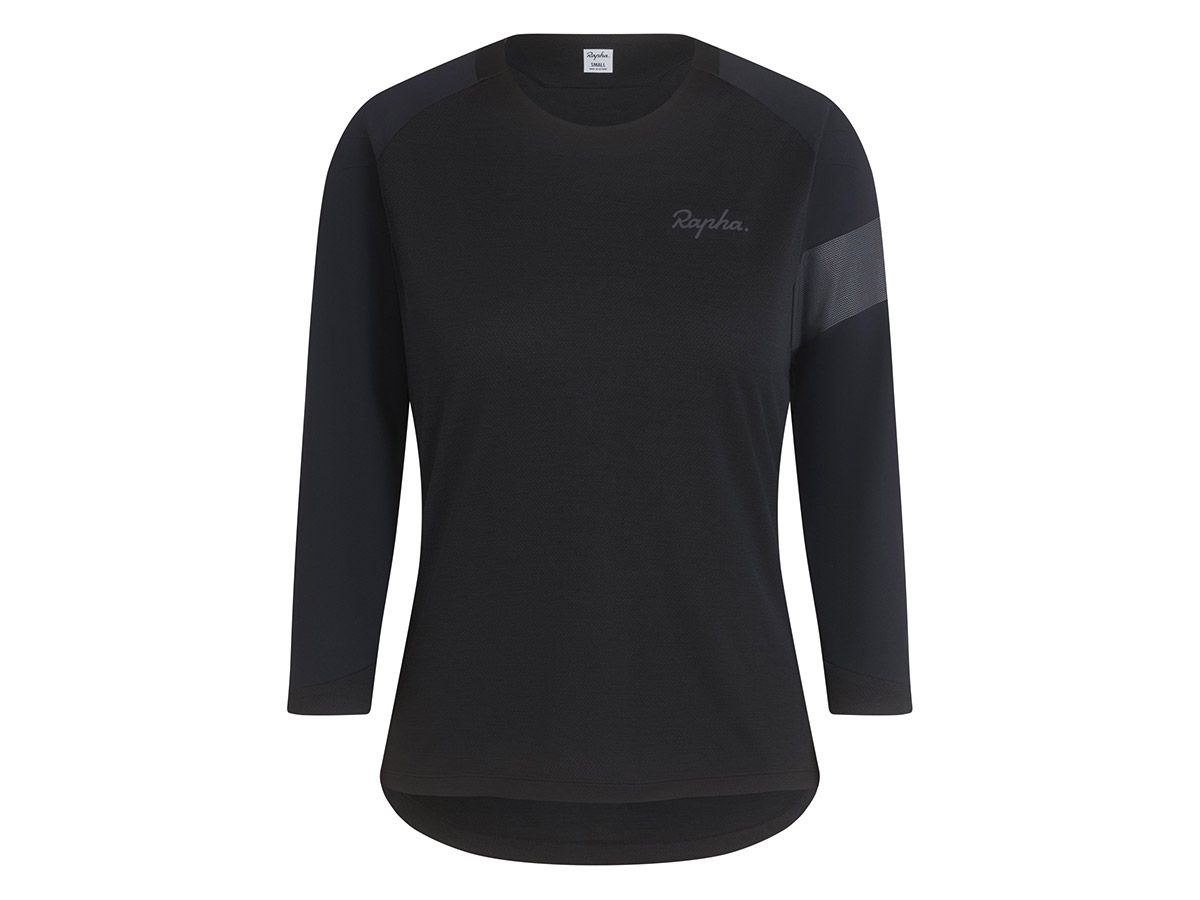 Rapha 女款 3/4袖長 MTB 車衣 黑色 XS