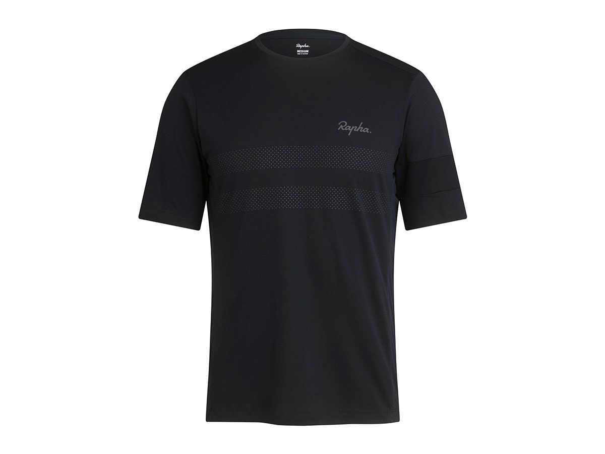 Rapha 男款 Explore 機能短袖T恤 黑灰色 XL