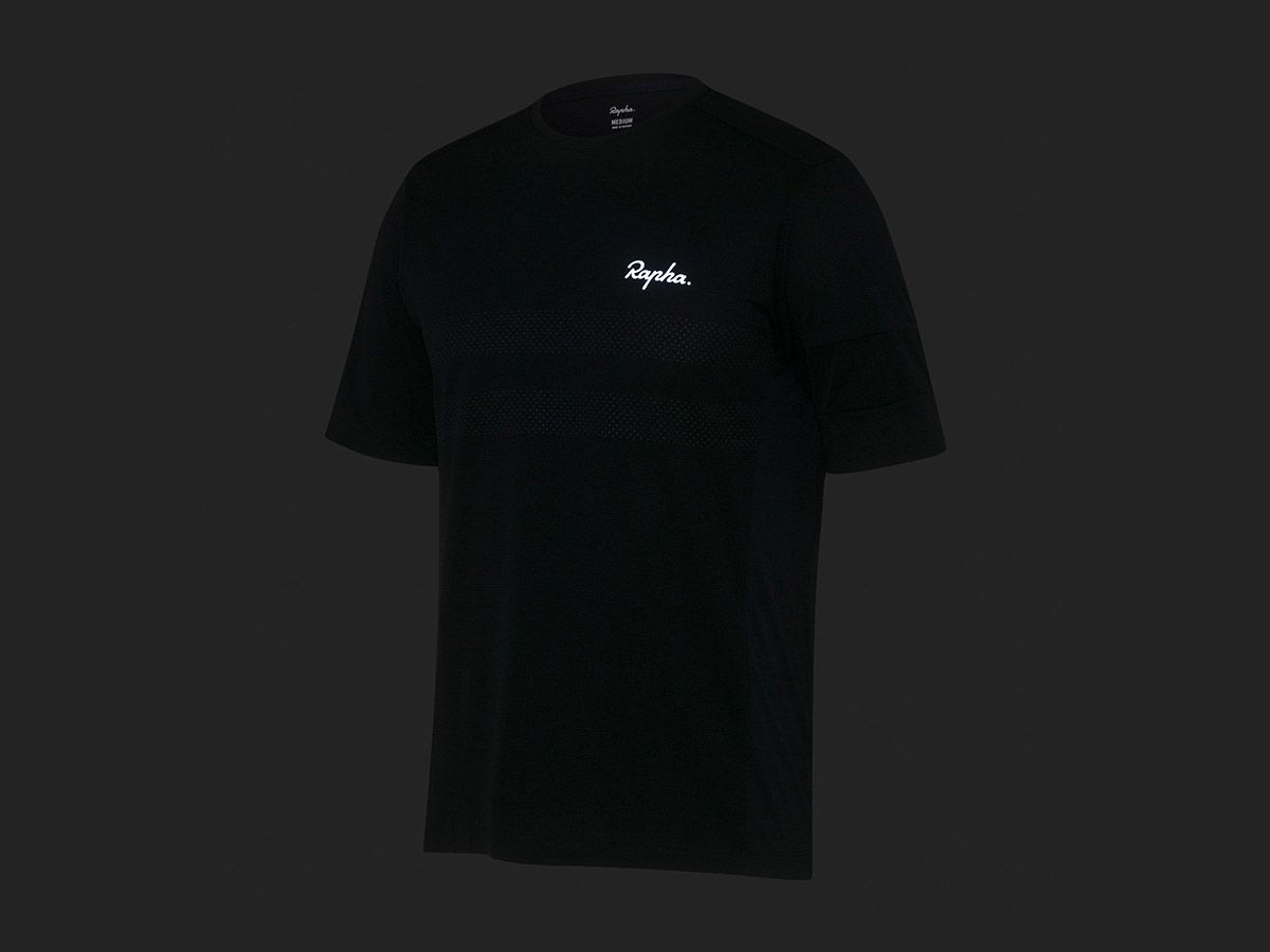 Rapha 男款 Explore 機能短袖T恤 黑灰色 XL