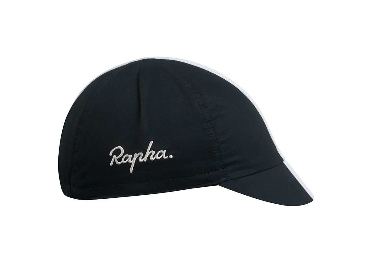 Rapha Cap II 自行車小帽 黑/白色 