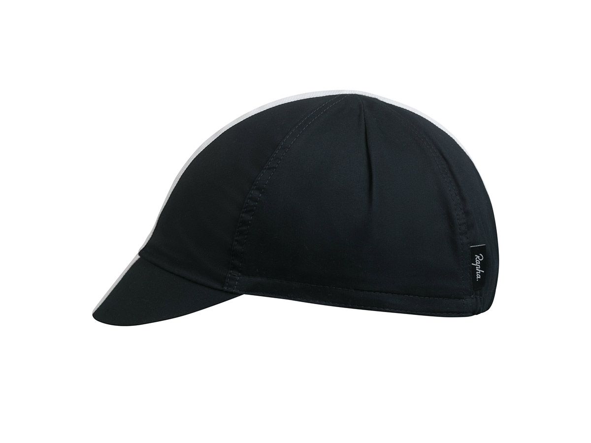 Rapha Cap II 自行車小帽 黑/白色 S/M
