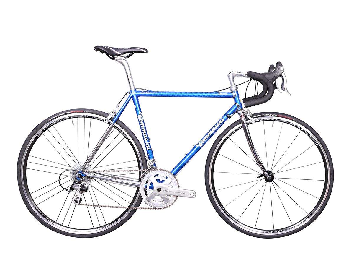 Tommasini TECNO - Blue Web 藍色菱紋經典鋼管車-48cm