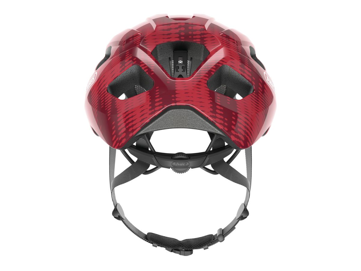 ABUS MACATOR 公路車安全帽 酒紅