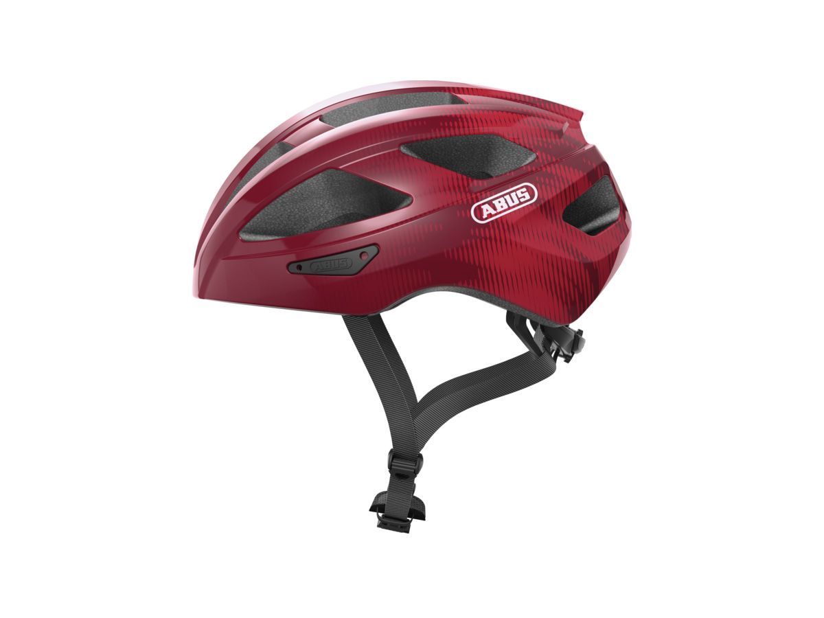 ABUS MACATOR 公路車安全帽 酒紅 L