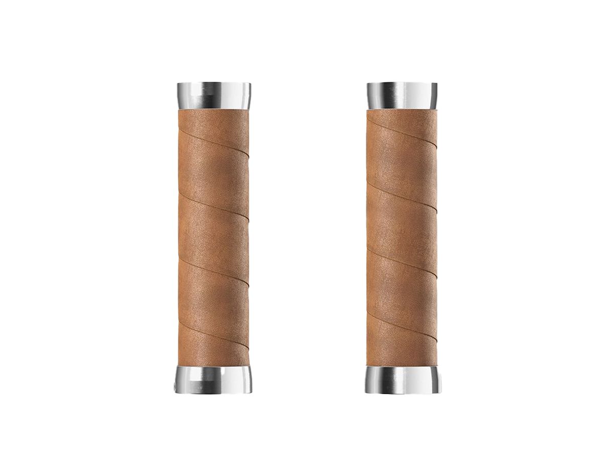 Brooks Slender 皮革手握 深棕色