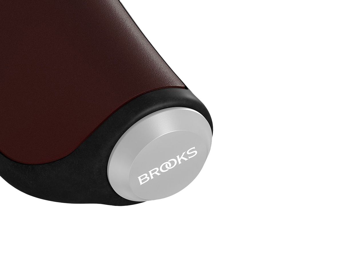 Brooks Ergonomic 皮革車手握 褐色