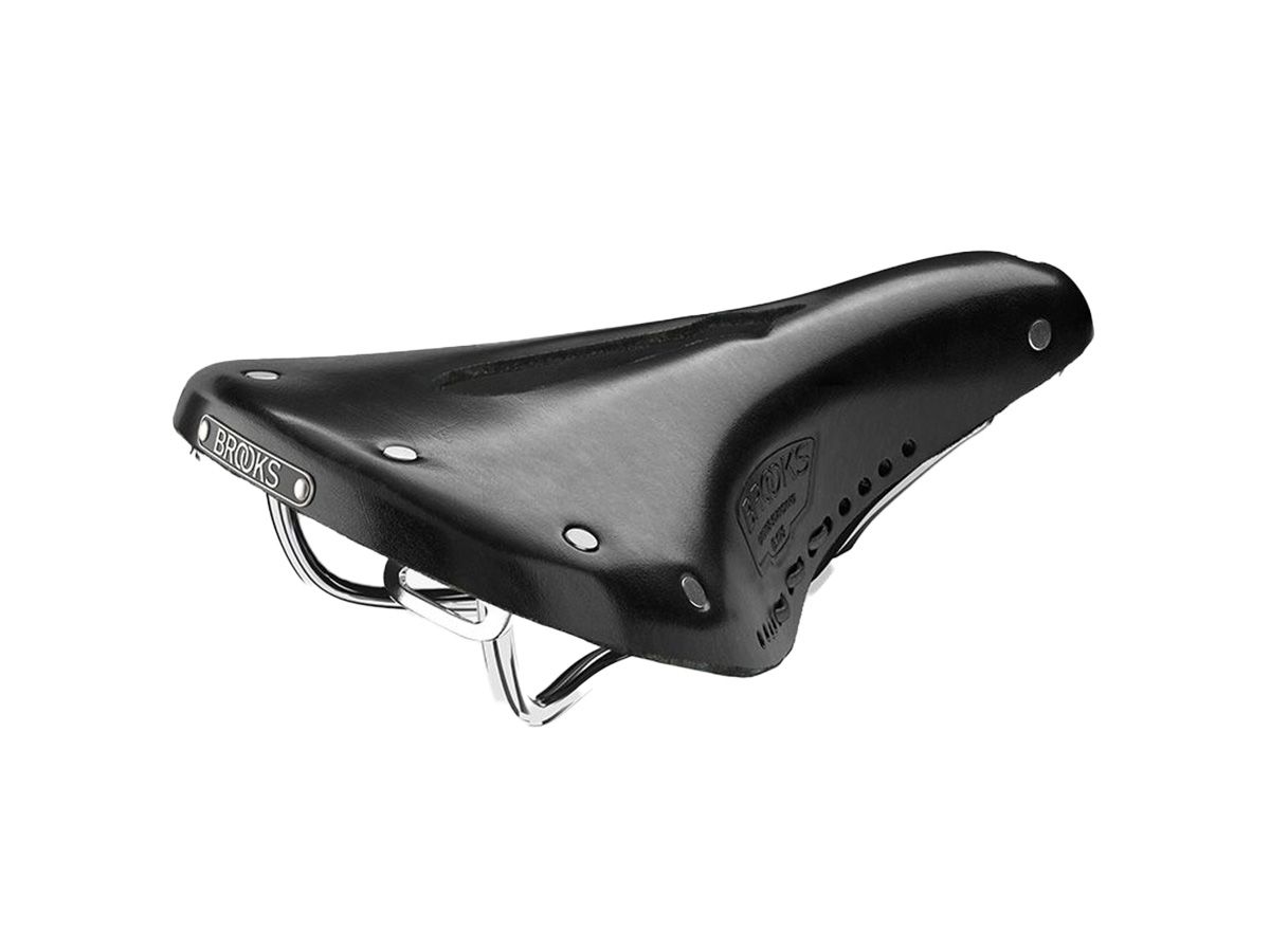 Brooks B17 Carved Short 皮革座墊 黑色