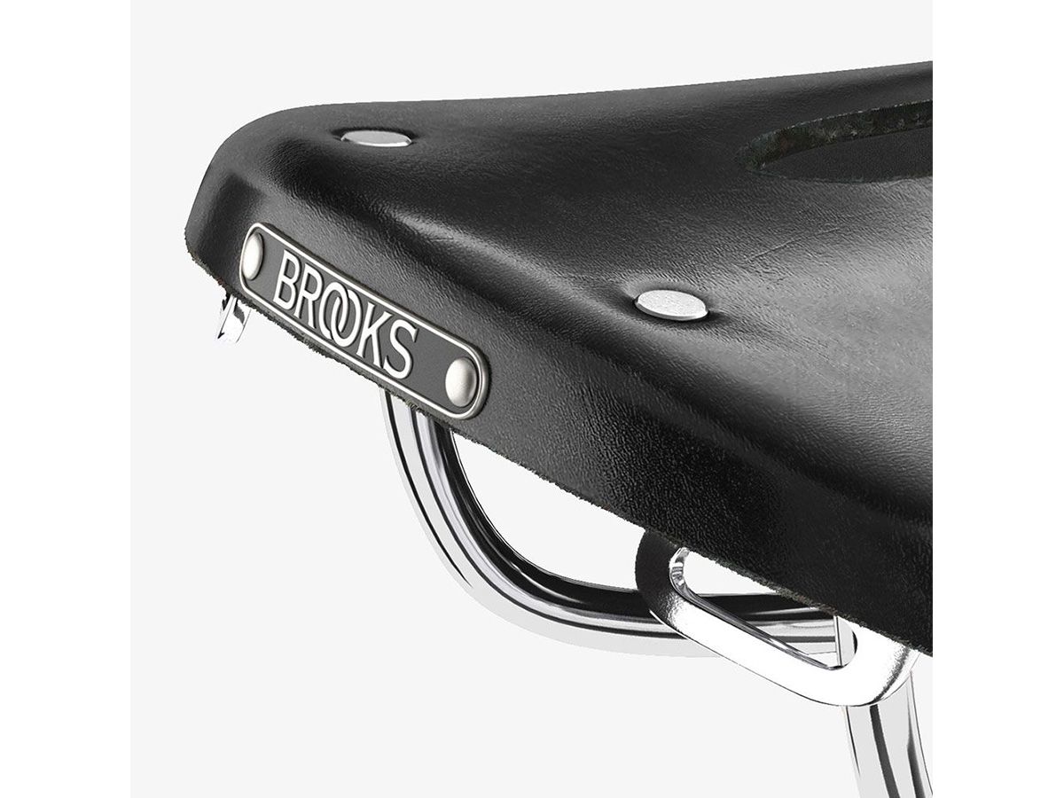Brooks B17 Carved Short 皮革座墊 黑色