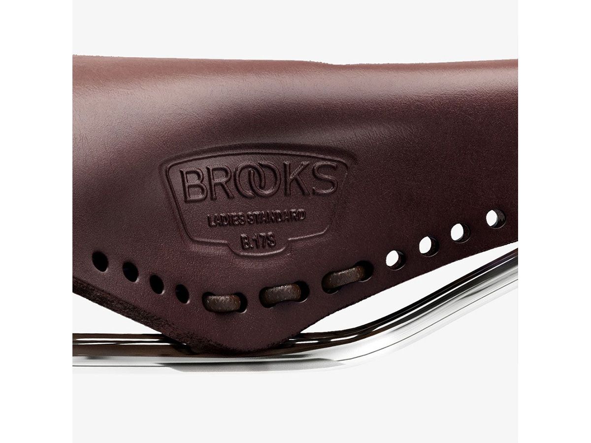 Brooks B17 Carved Short 皮革座墊 褐色