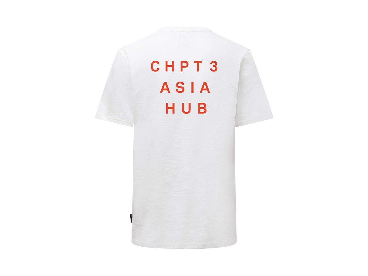 CHPT3 Asia Hub 亞洲限定短袖上衣 (中性) 白色 XL