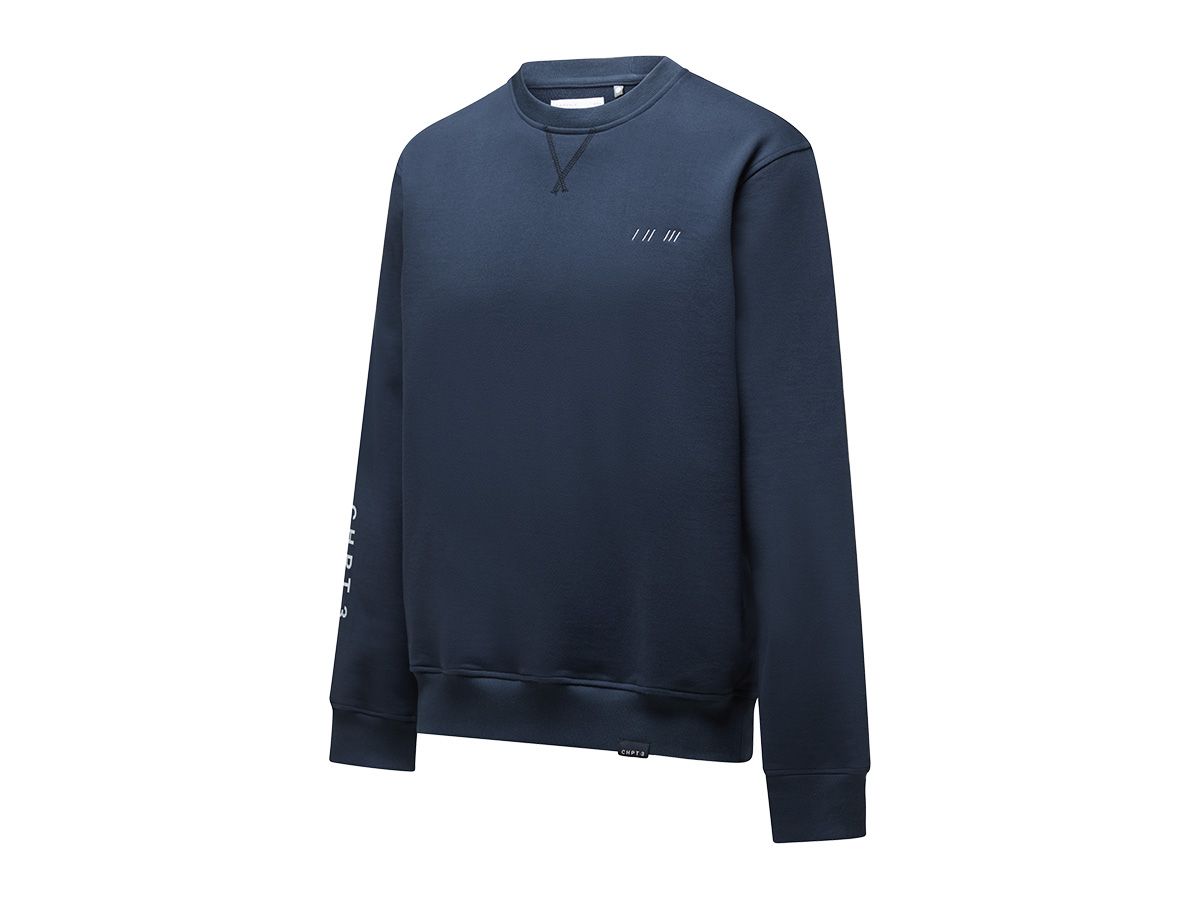 CHPT3 Elysee Crew 男性圓領衛衣 深藍色 XL