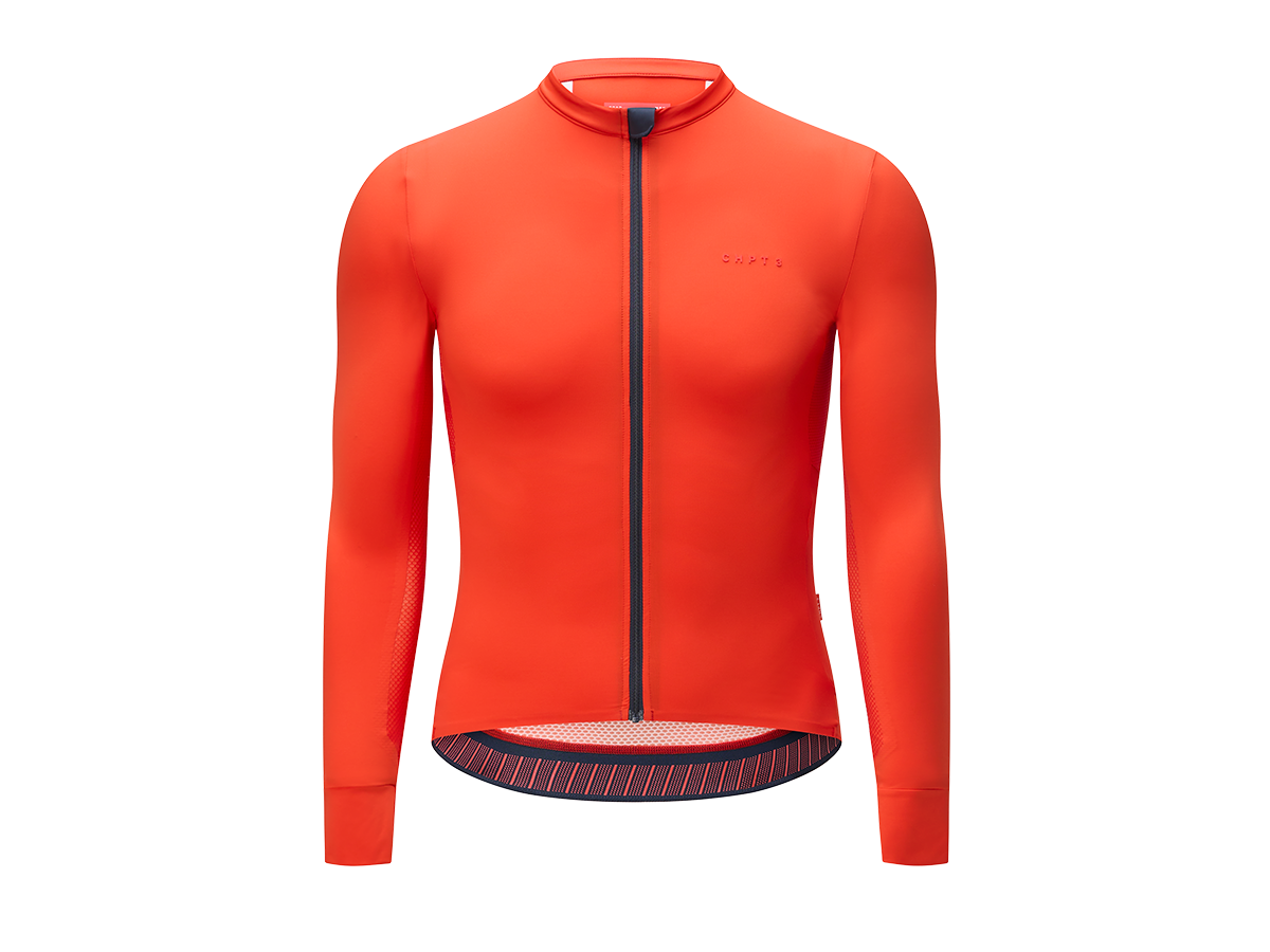 CHPT3 LS Jersey 男性春夏長袖車衣 火焰紅 XS