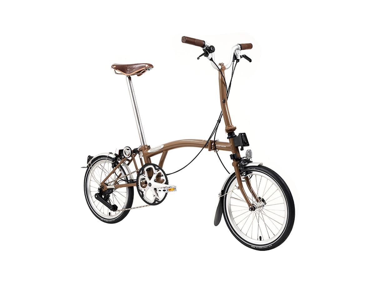 [限量預購車款] Brompton C Line Classic Edition- 摩卡棕