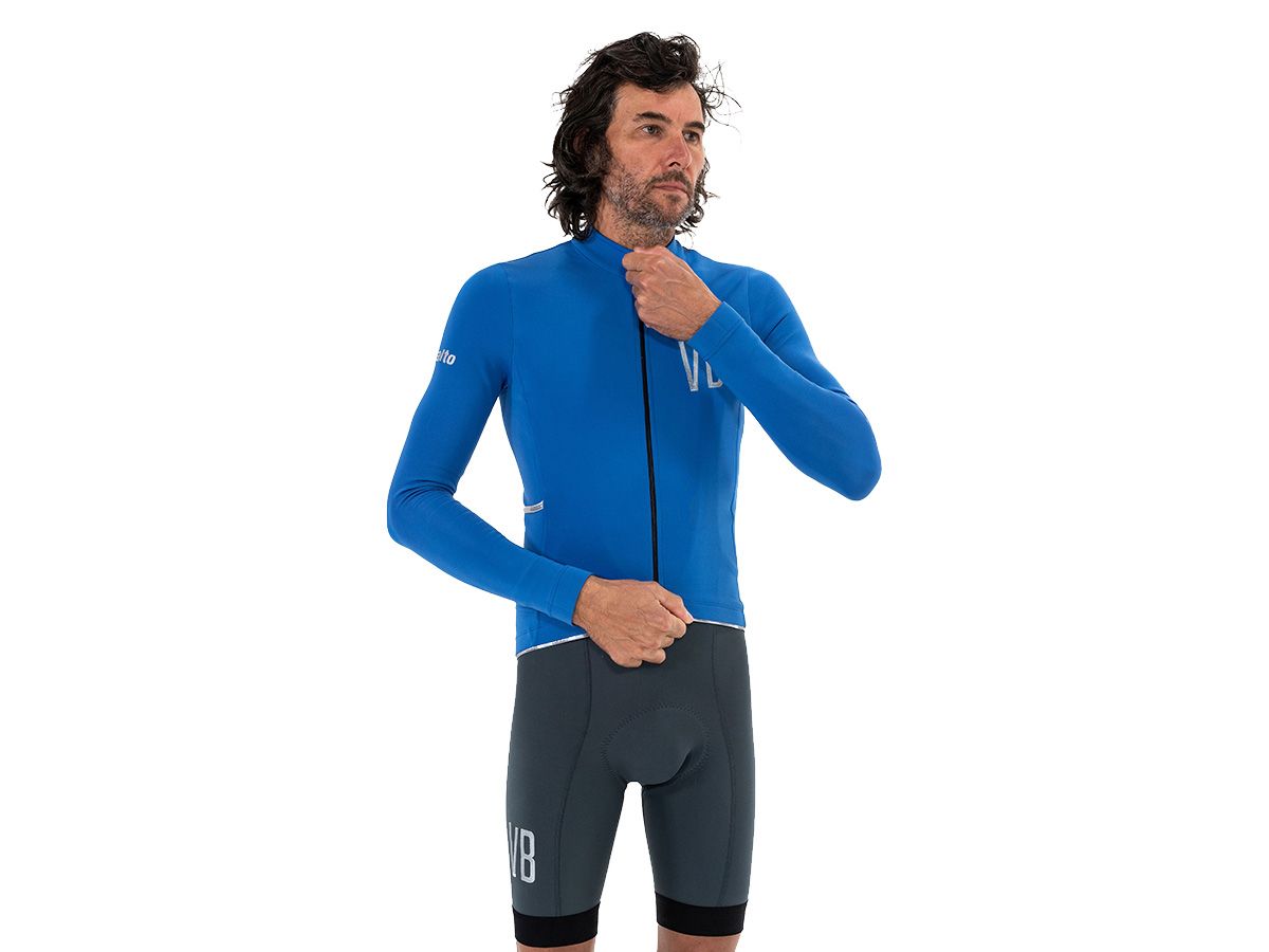 VB COBALTO 男款長袖車衣 鈷藍色 XXS