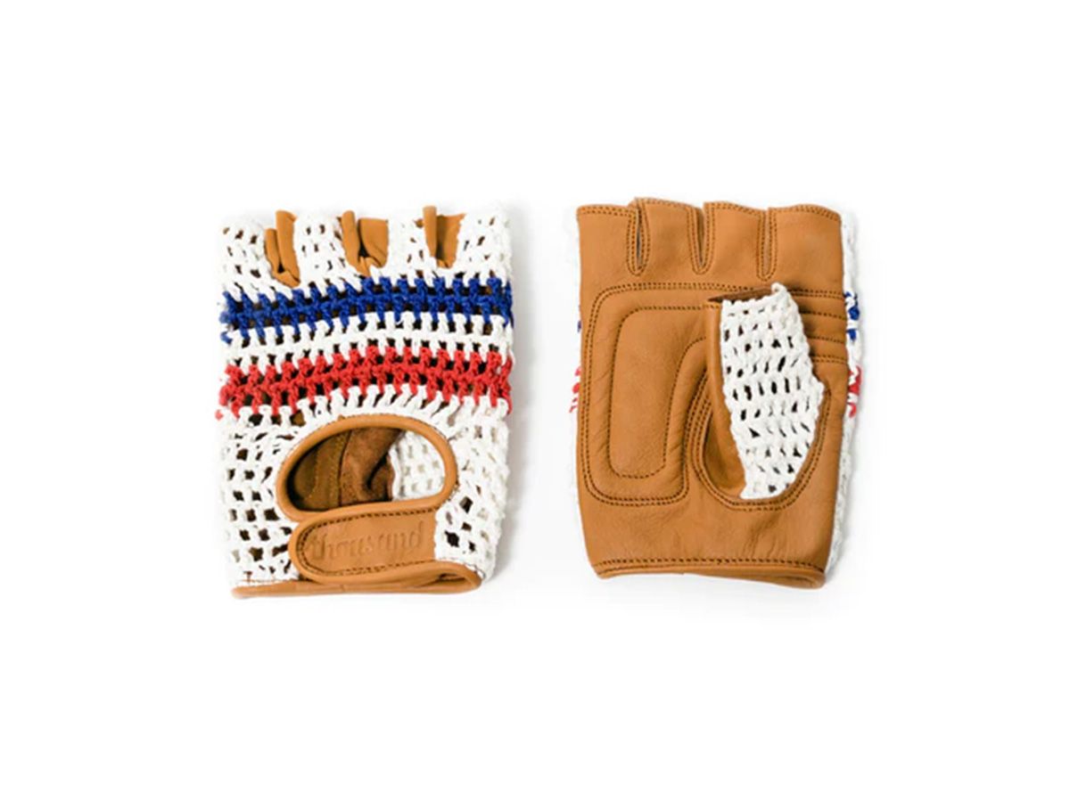 Thousand 單車露指手套 法國國旗 L