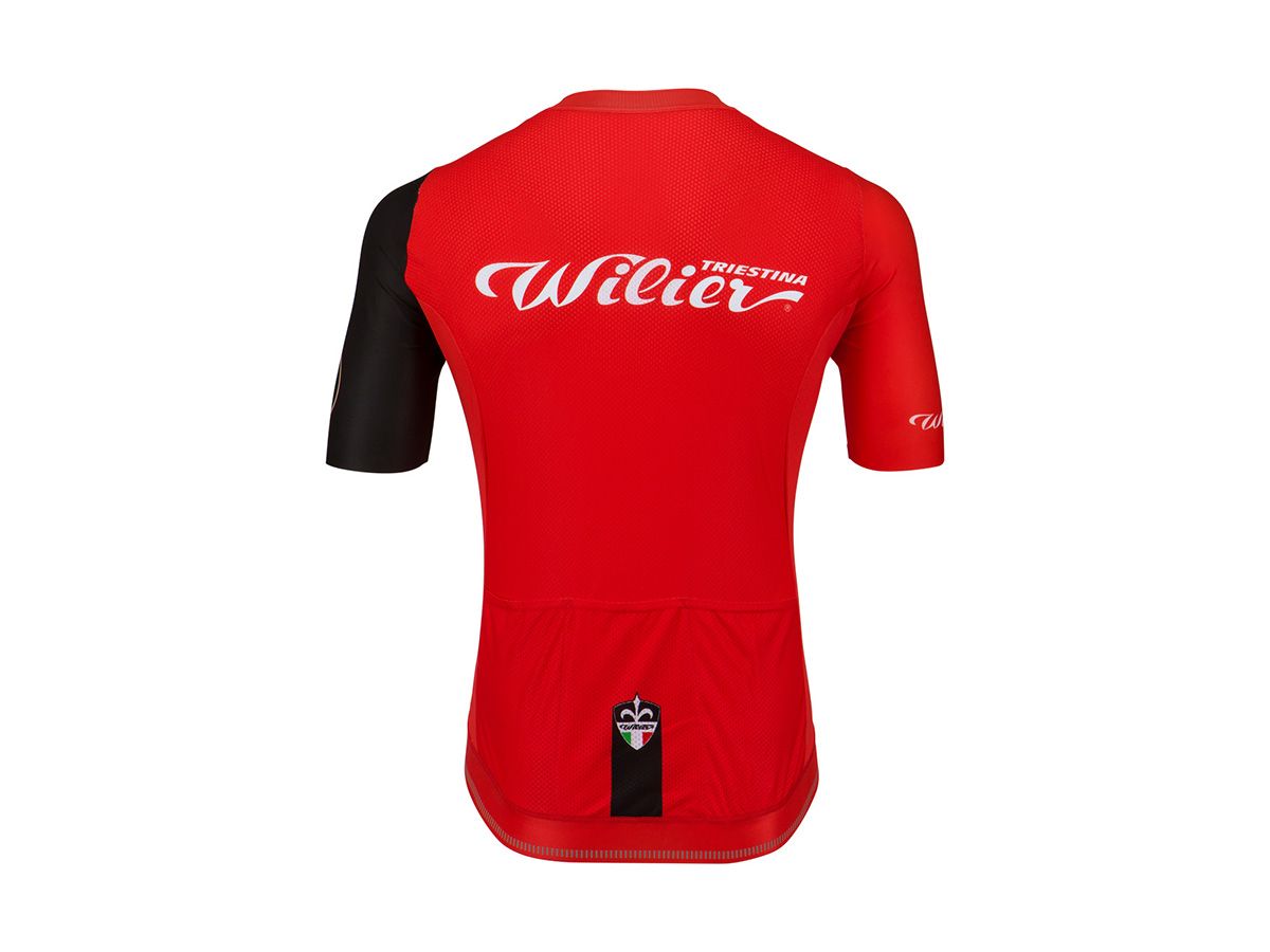 Wilier Triestina 男款車衣 橘/黑色 M