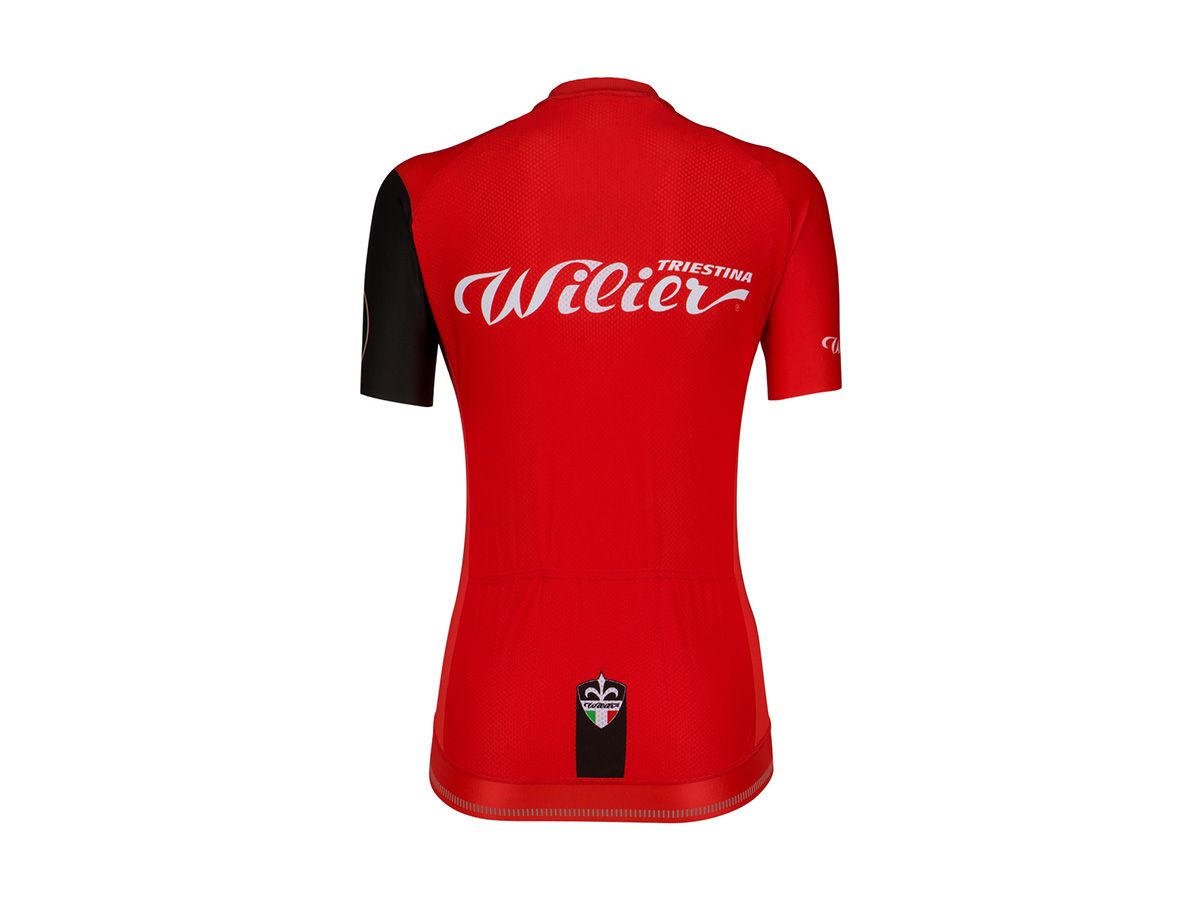 Wilier Triestina 女款車衣 橘/黑色 S