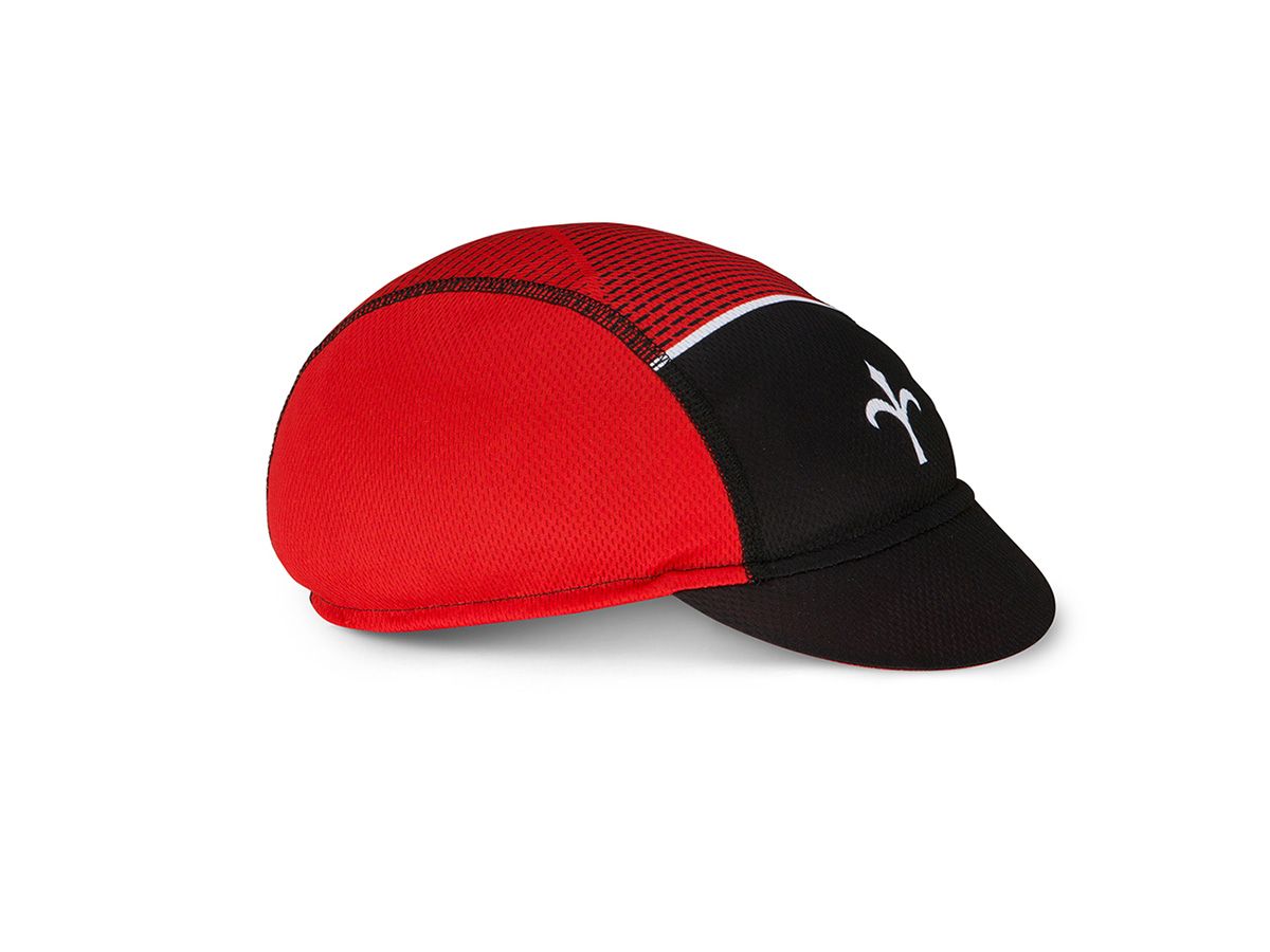 Wilier Triestina Brave 車帽 黑/紅色